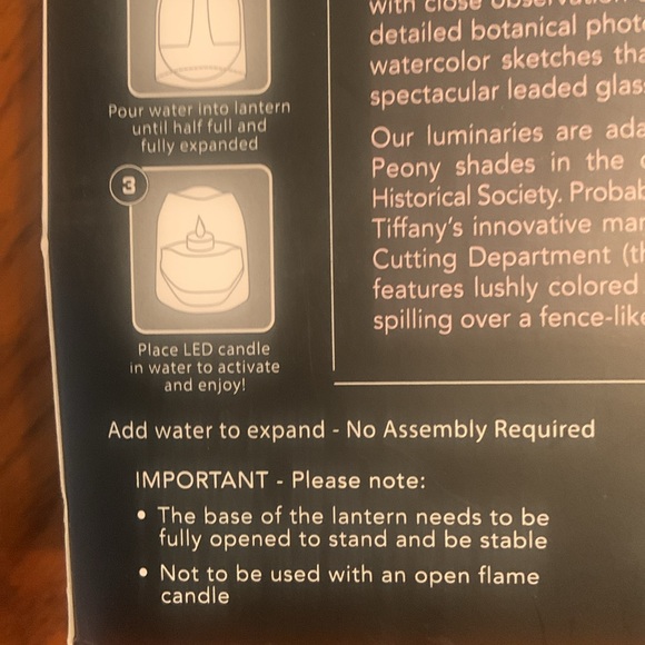 Sold/hold for ZenaNWT Modgy Water Activated Luminary Lanterns - PriceFIRM) - Picture 8 of 16